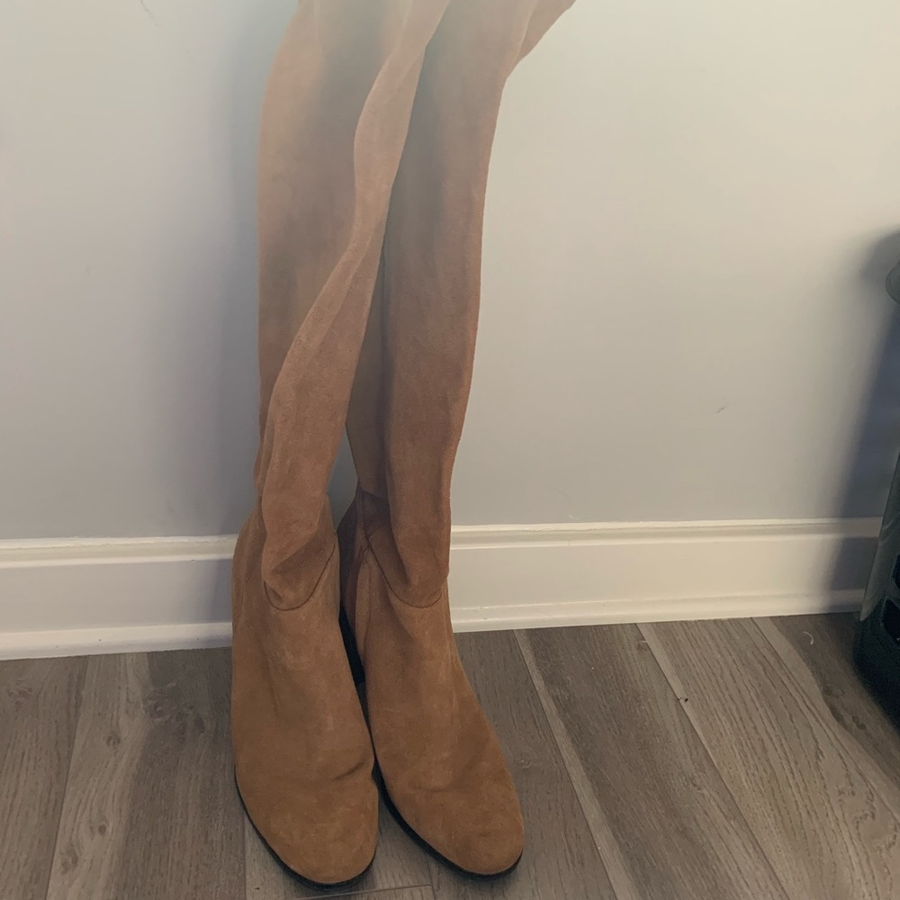 Slouchy Sam Edelman Tan Boots (9)